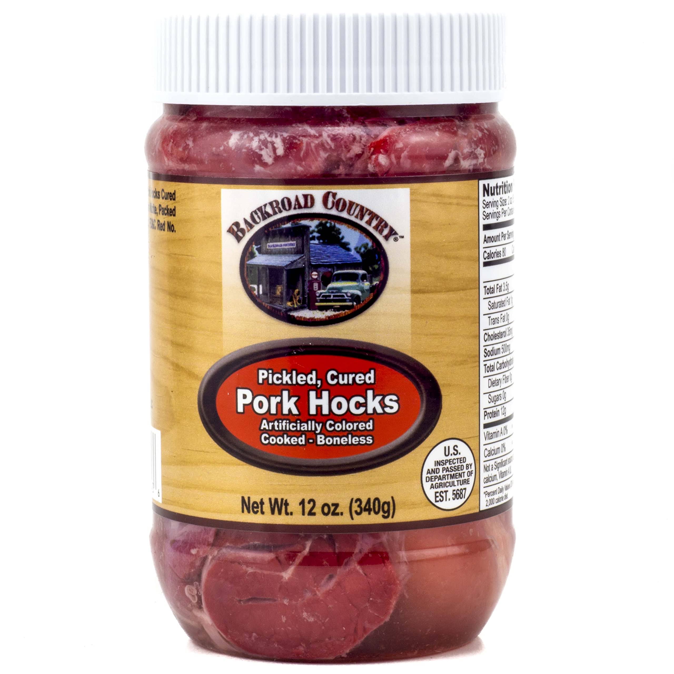 Backroad Country Pork Hocks, Pickled, Cured - 12 oz