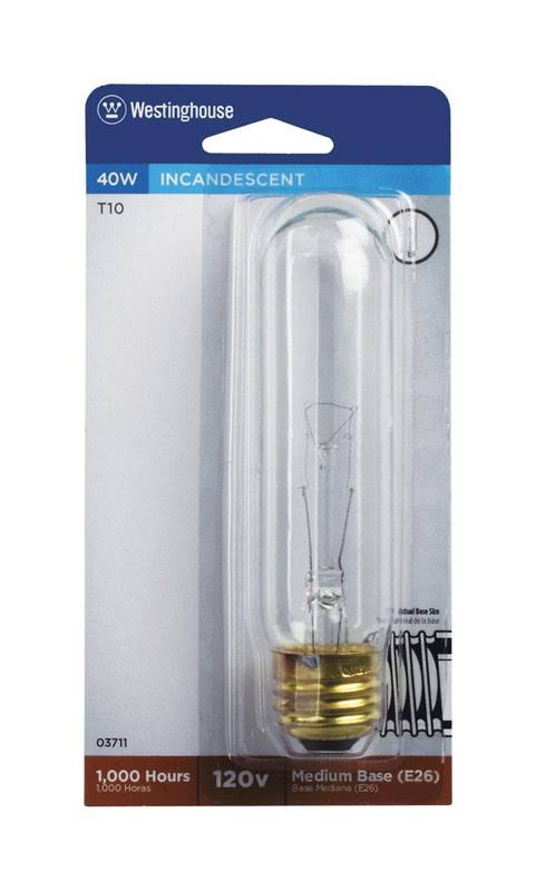 Westinghouse Clear Tubular Picture Light Bulb - 40W