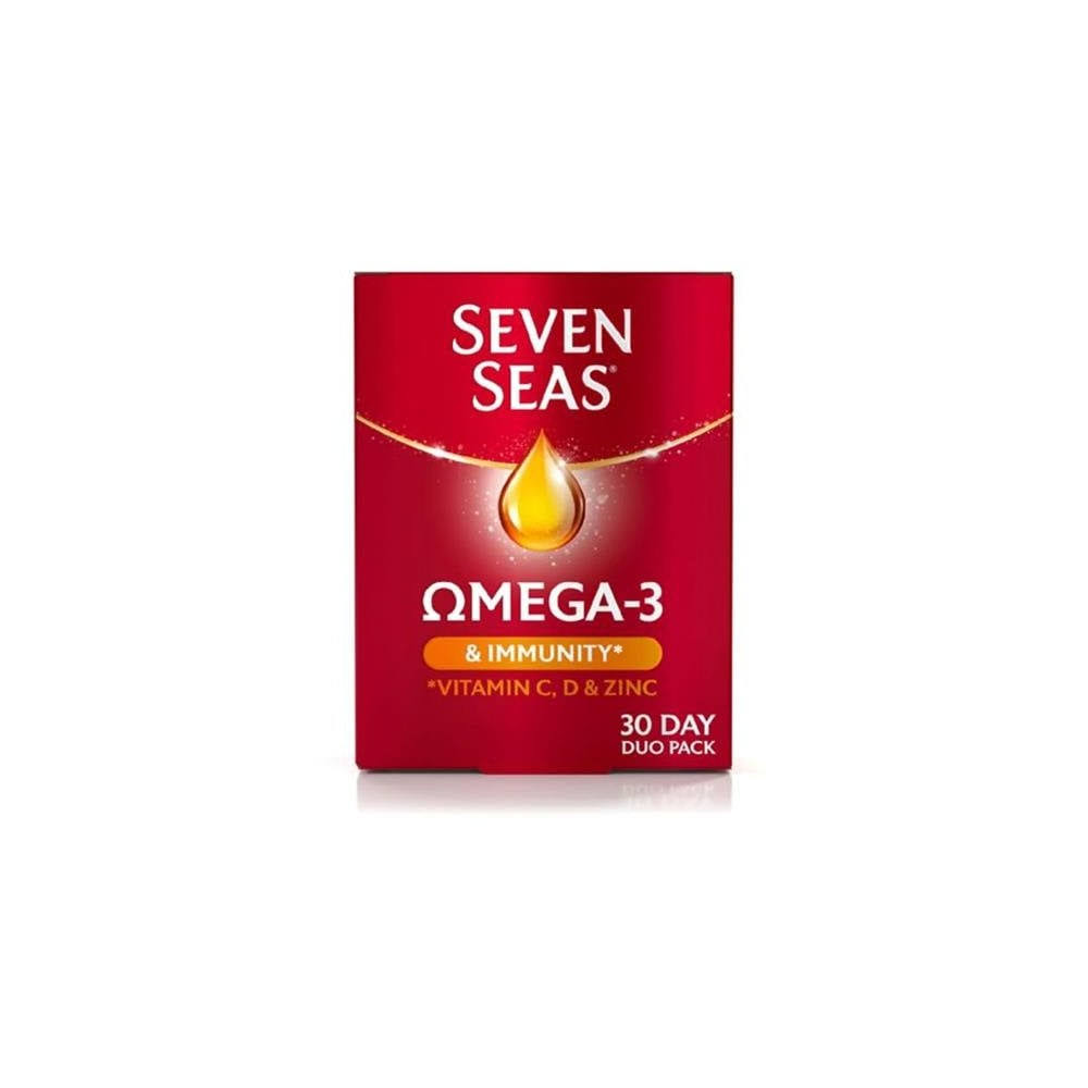 Seven Seas Omega-3 & Immunity Duo Pack 30 Capsules + 30 Tablets