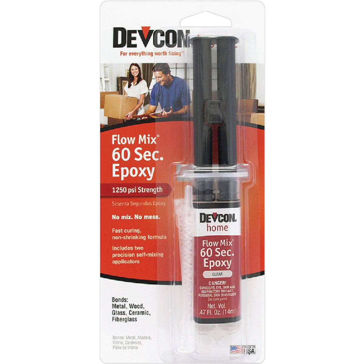 Devcon Flox Mix Epoxy Syringe - 14ml