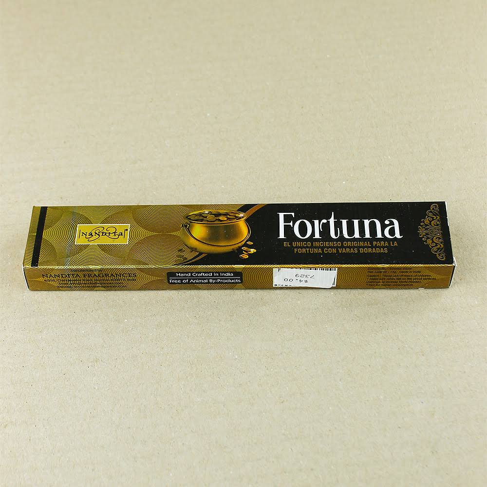 NANDITA Fortuna Incense Sticks, 15 Grams