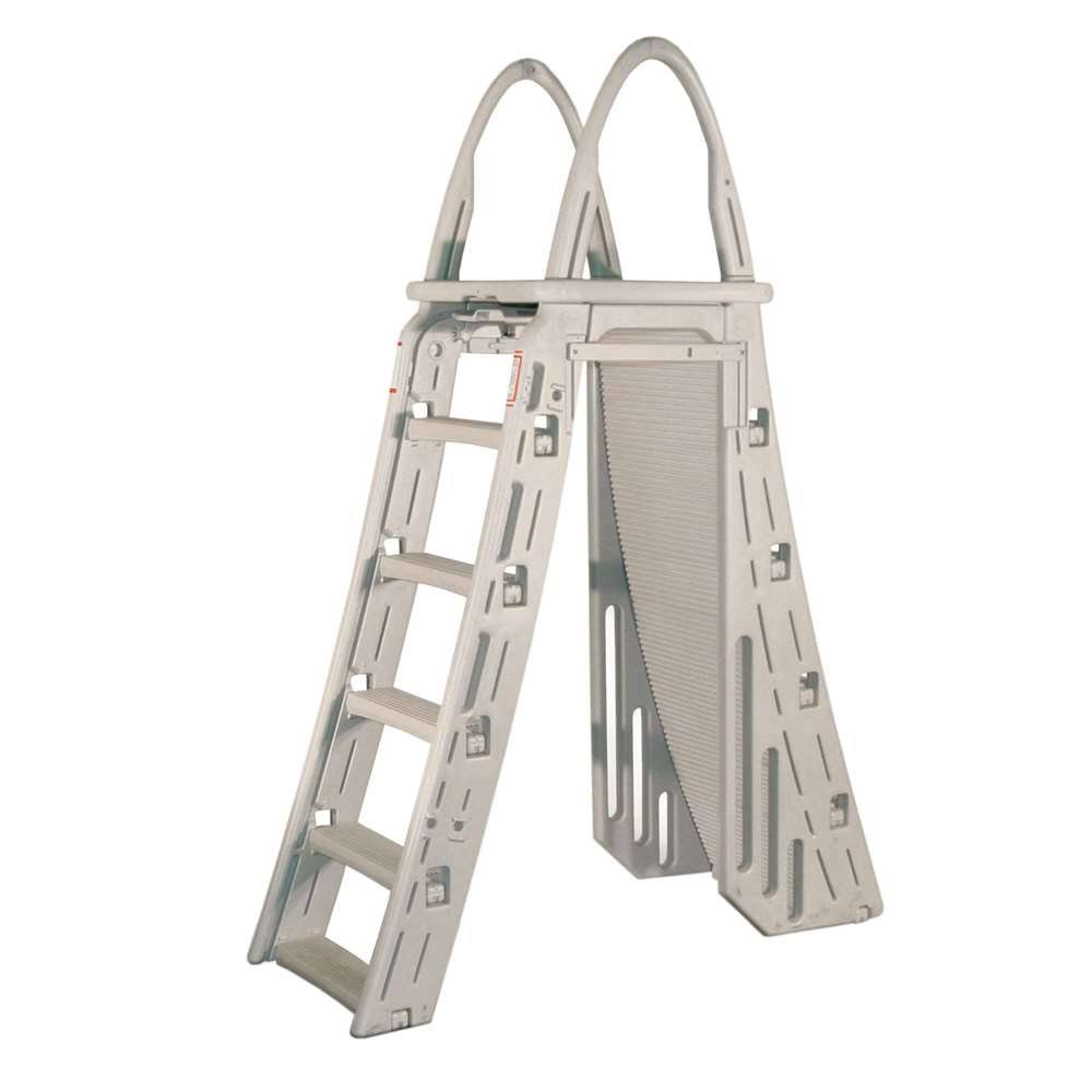 Confer Guard A-frame Above Ground Swimming Pool Ladder - For Pools 48" to 56"