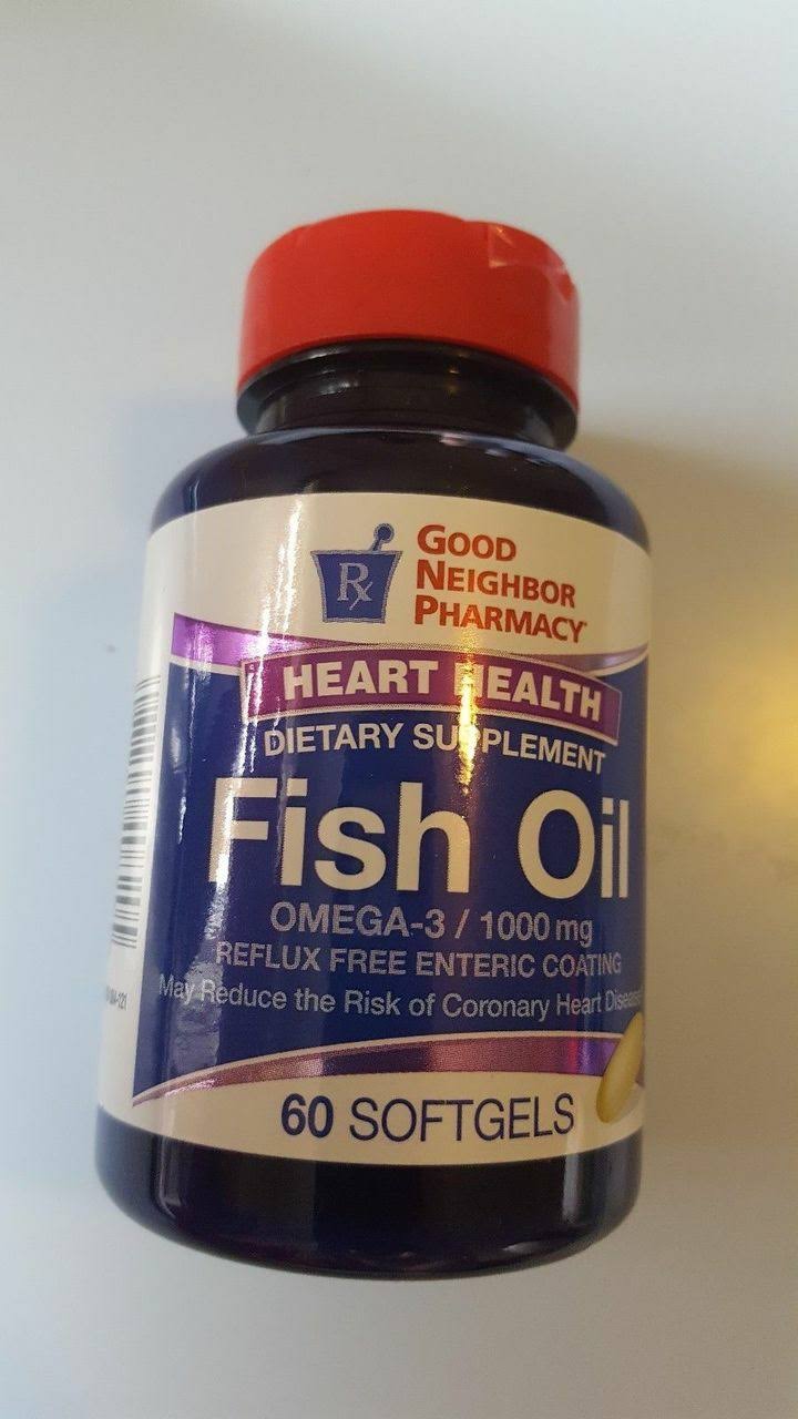 GNP Fish Oil Enteric Coating 1000 Mg Softgels