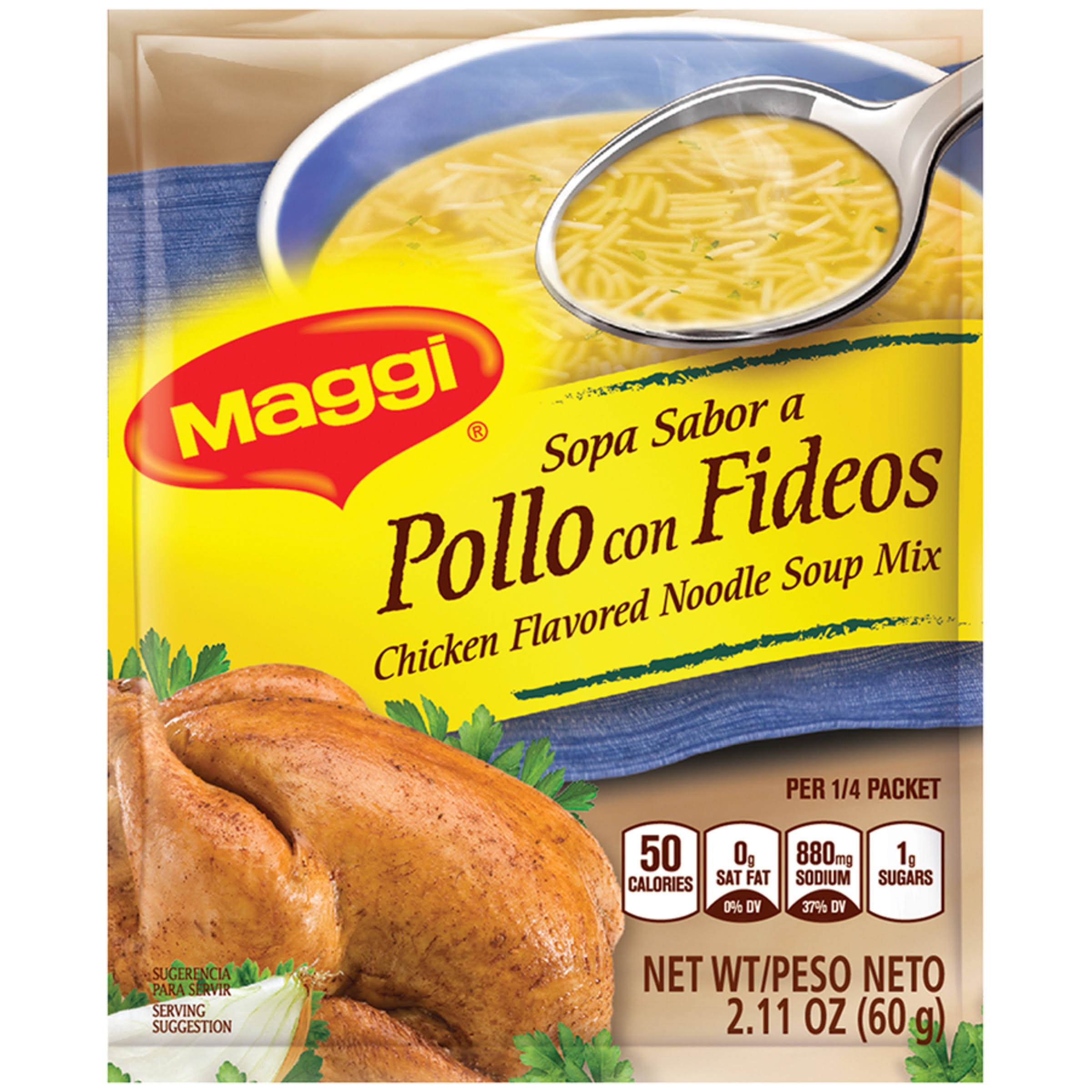 Maggi Chicken Flavored Noodle Soup Mix - 2.11 oz
