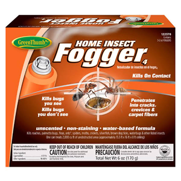 United Industries Green Thumb Indoor Bug Fogger - 2oz, x3
