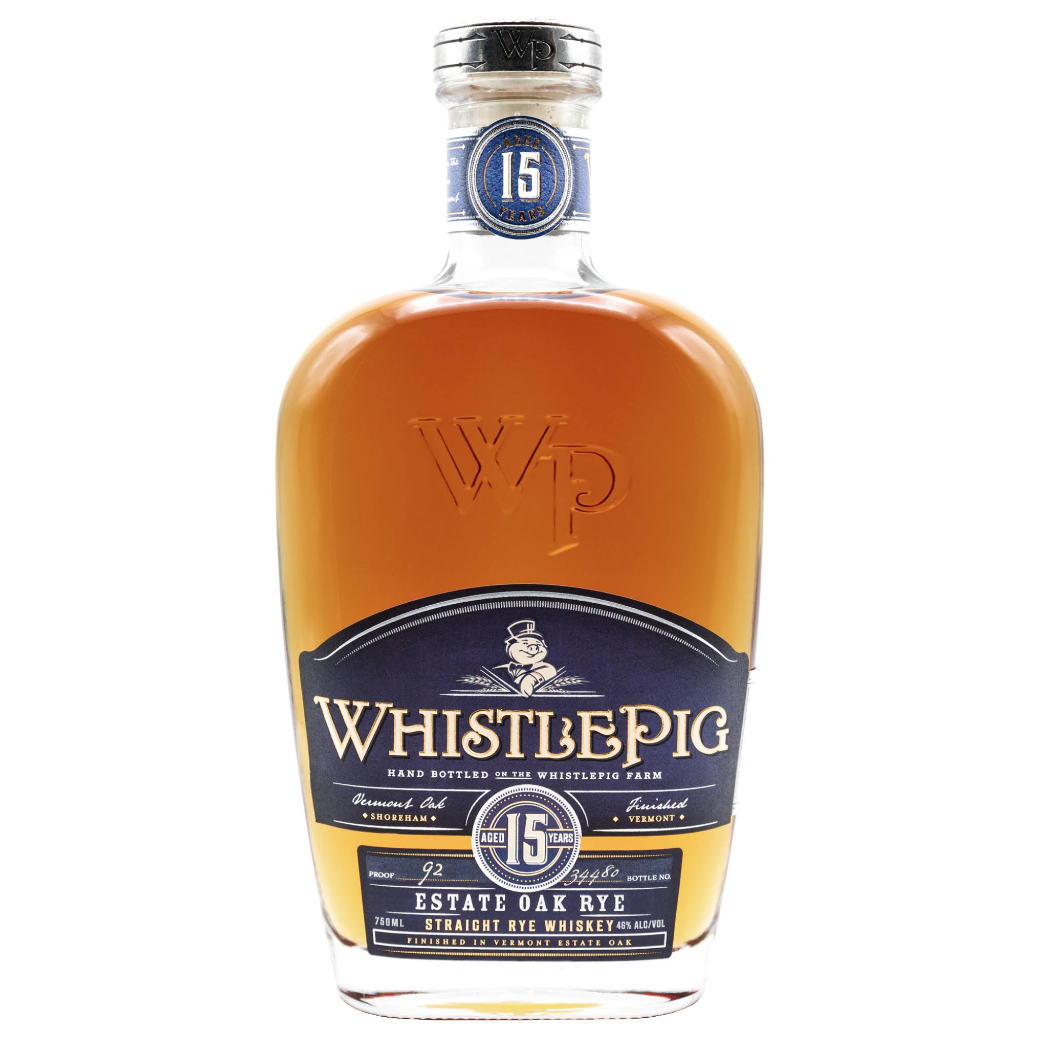 Whistlepig 15 Year Old Straight Rye Whiskey 750ml