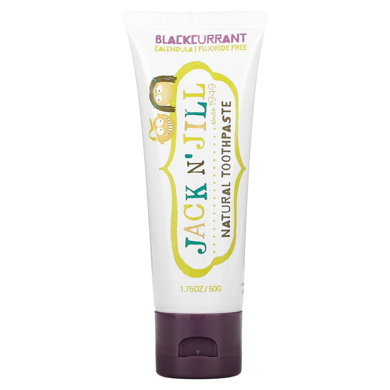 Jack N' Jill Natural Toothpaste - Blackcurrant, 1.76oz