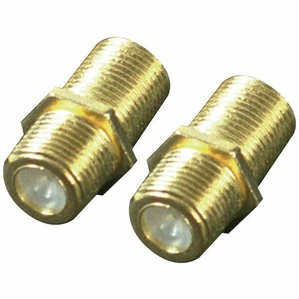 RCA Coaxial Cable Feed Connectors - 2pk