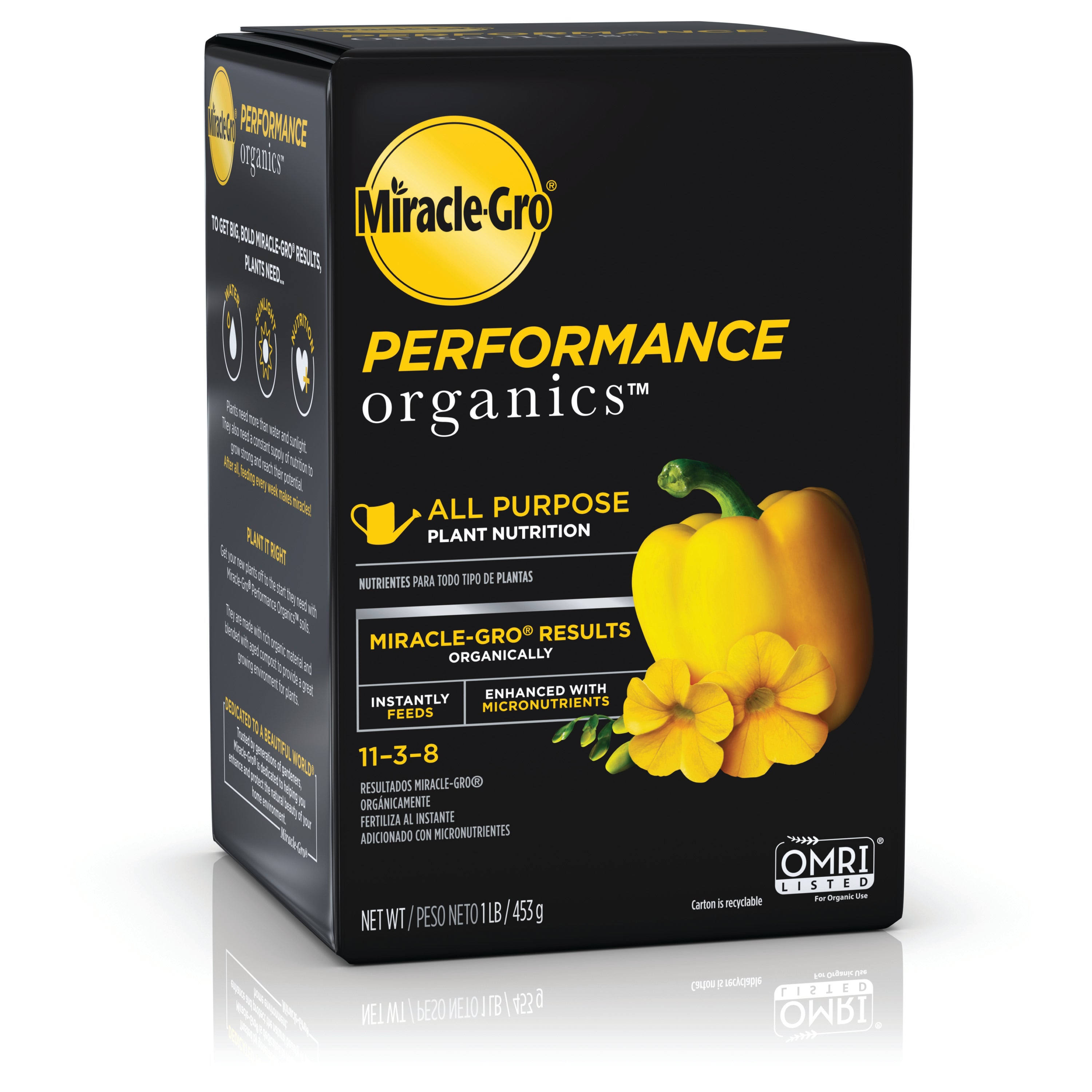 Miracle-Gro Performance Organics 1 Lb. 11-3-8 Dry Plant Food 3003310