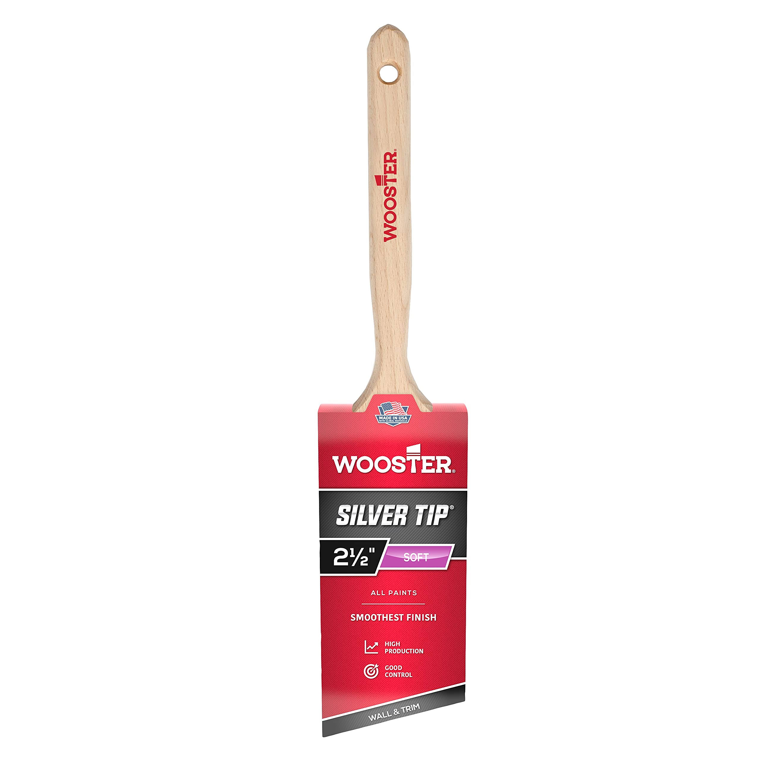 Wooster Silver Tip Angled Sash Paint Brush - 2.5"