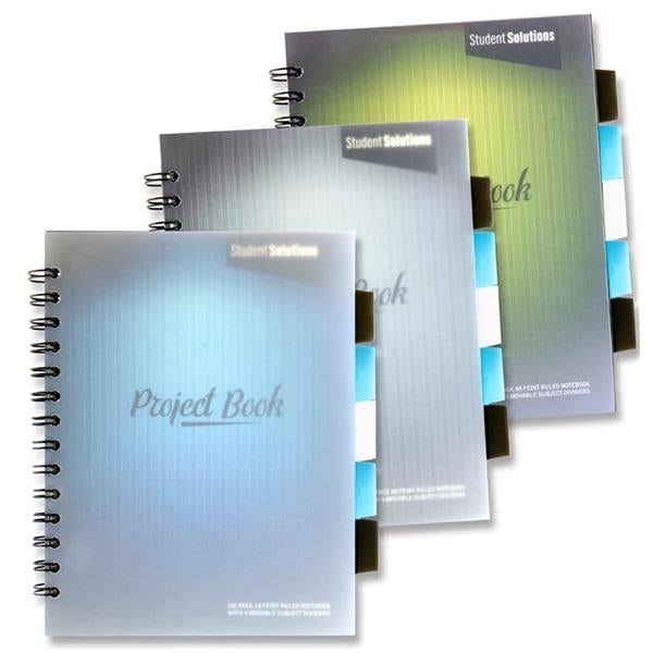Student Solutions A5 250pg PP 5 Subject Project Book