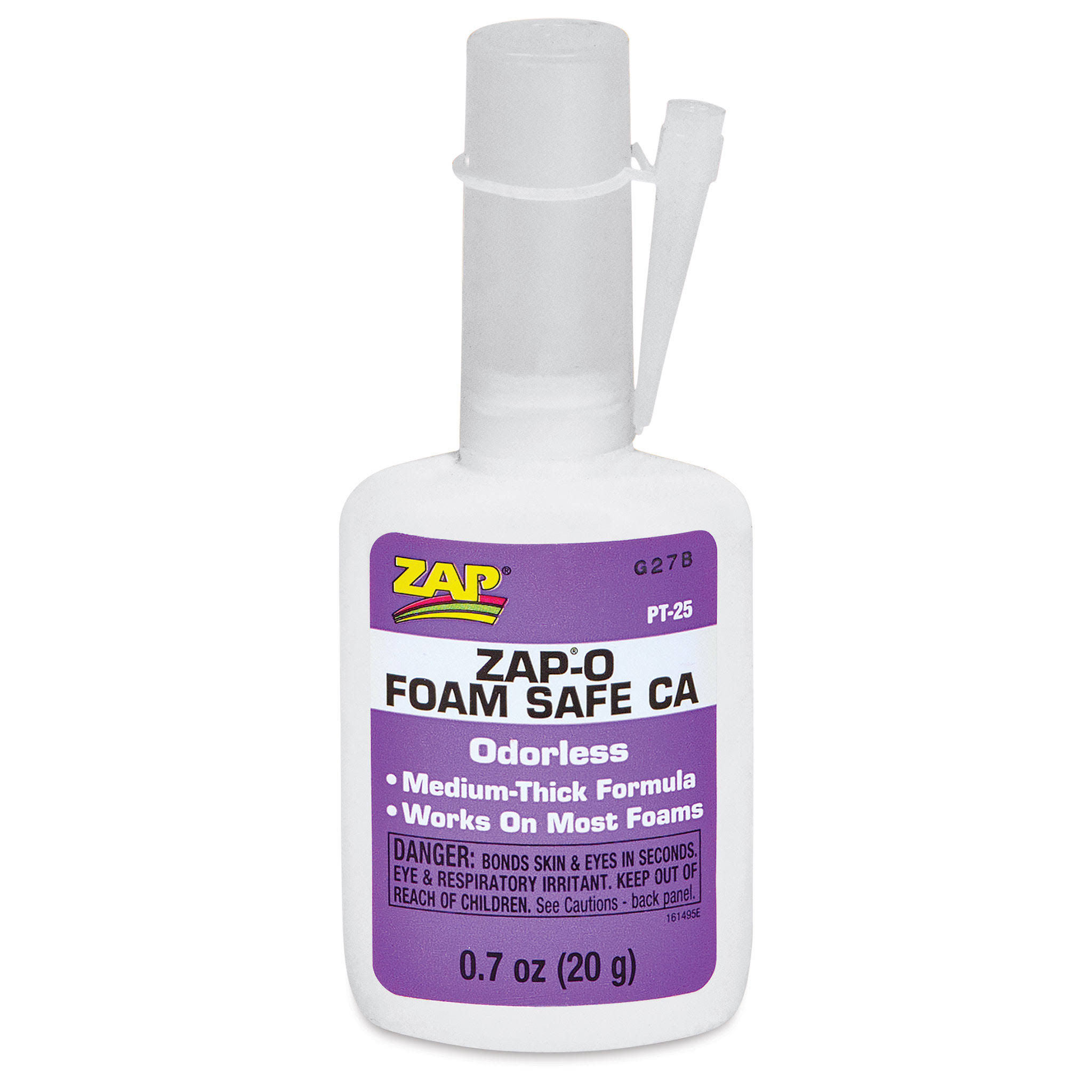 Zap PT25 Adhesives Zap-O Odorless CA Foam Safe Glue - 0.7oz