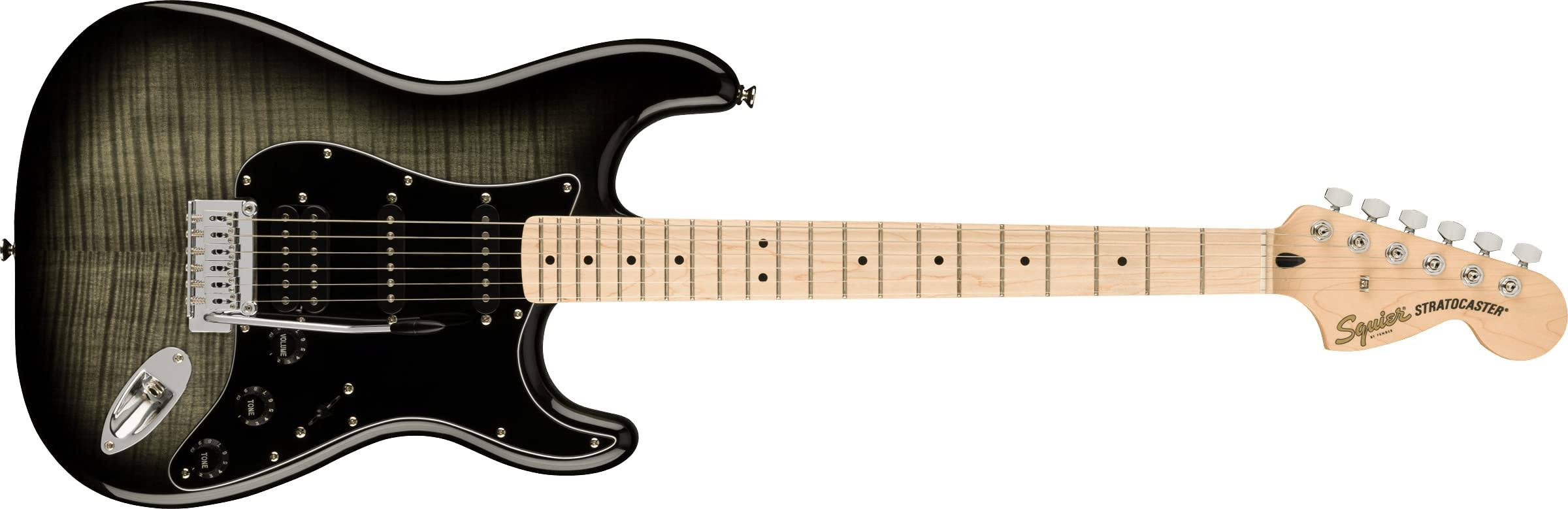 Squier Affinity Series Stratocaster FMT HSS - Maple, Black Burst