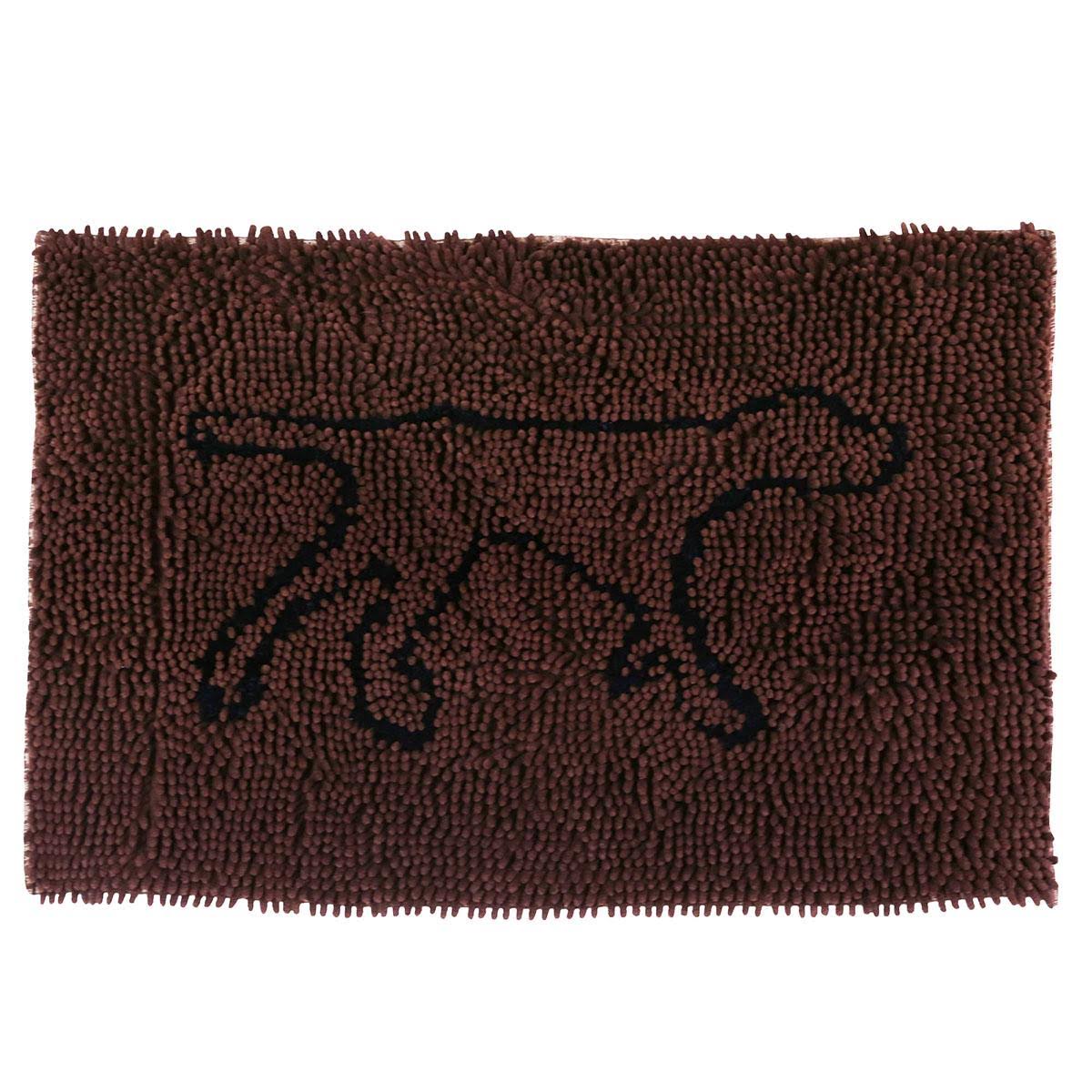 Tall Tails Brown Wet Paws Dog Mat, Medium / Medium / 31 x 20