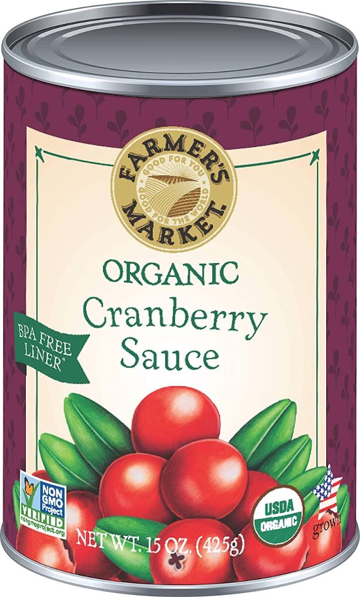 Farmer's Market Organic Cranberry Sauce 426ml