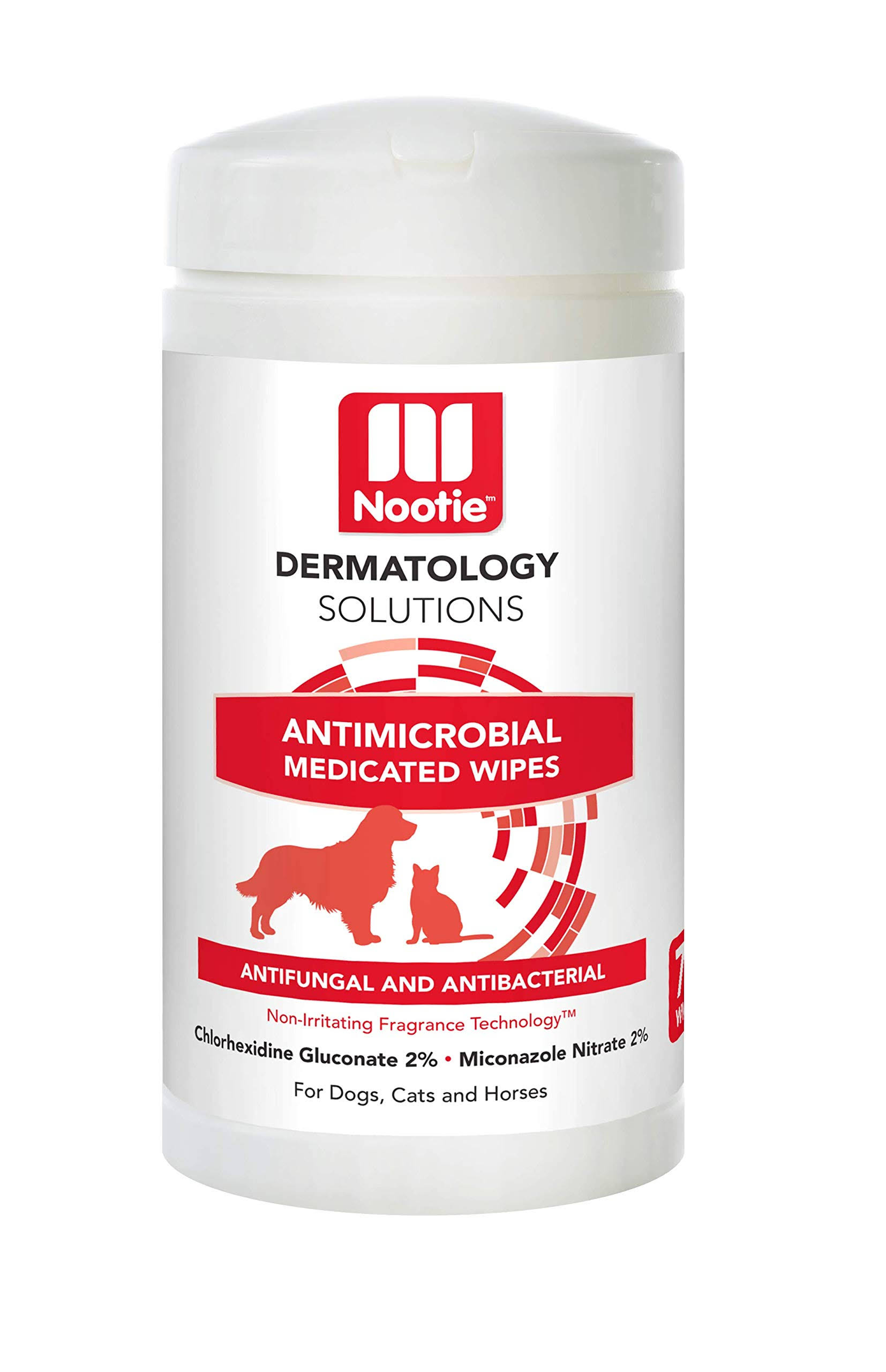 Antimicrobial Wipes Large for Dogs Cats 70ct