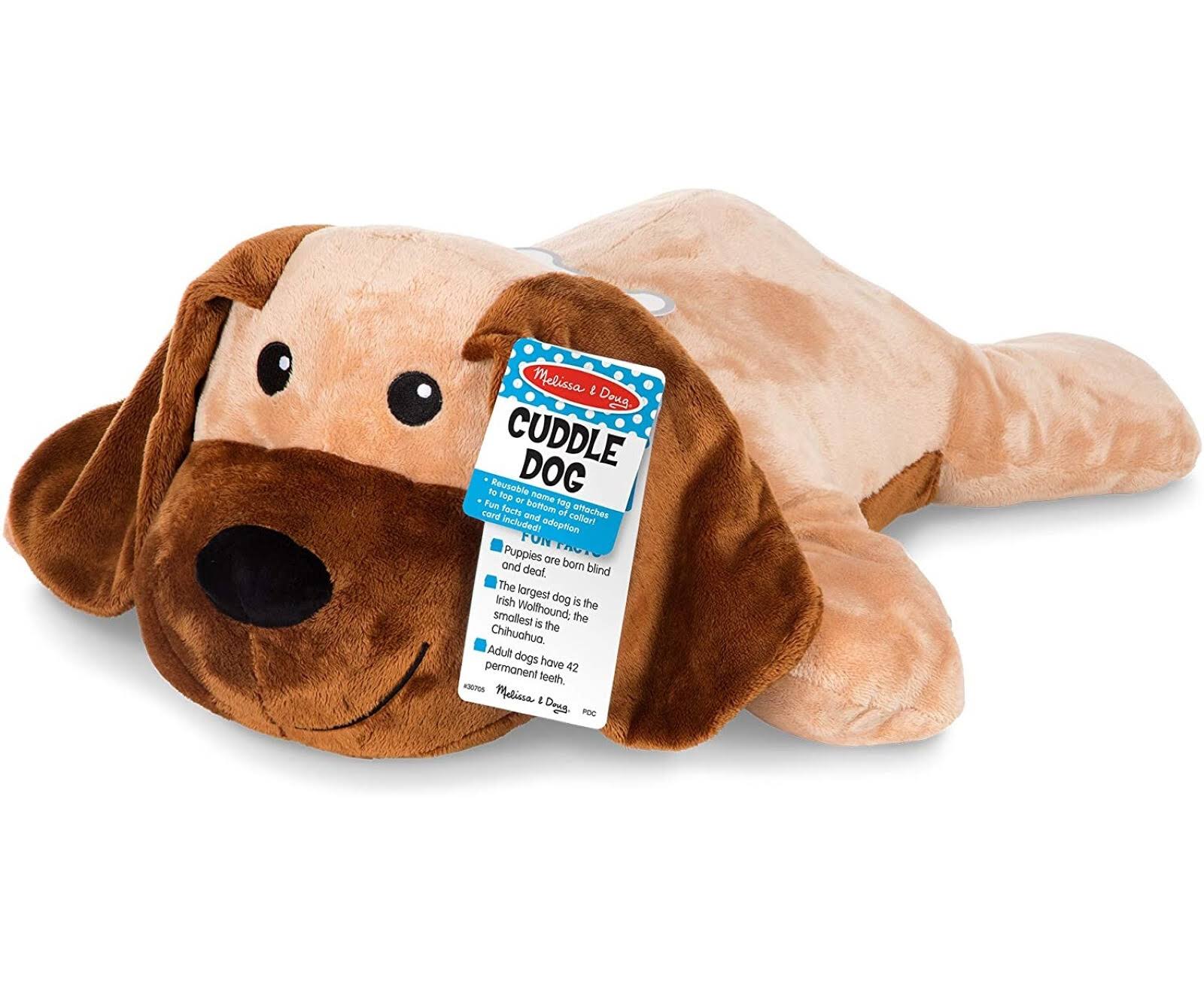 Melissa and Doug Cuddle Dog Stuffed Animal Plush Toy - Jumbo