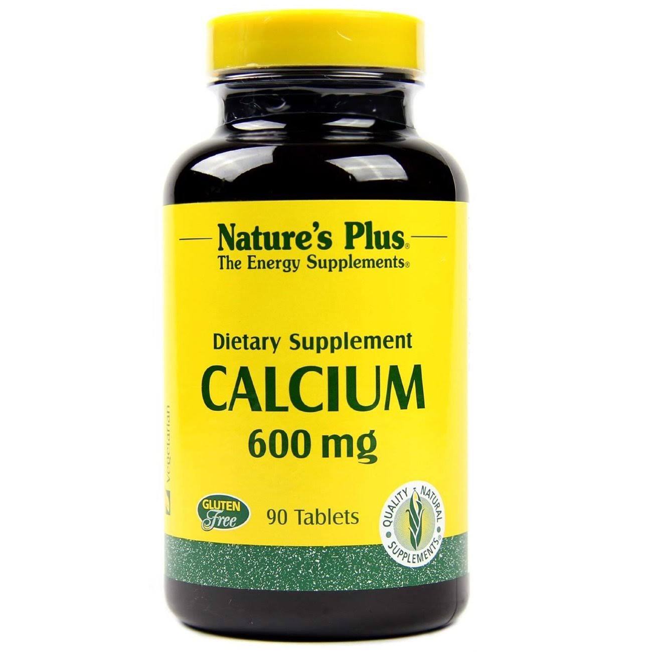 Natures Plus Calcium 600mg Tablets 90
