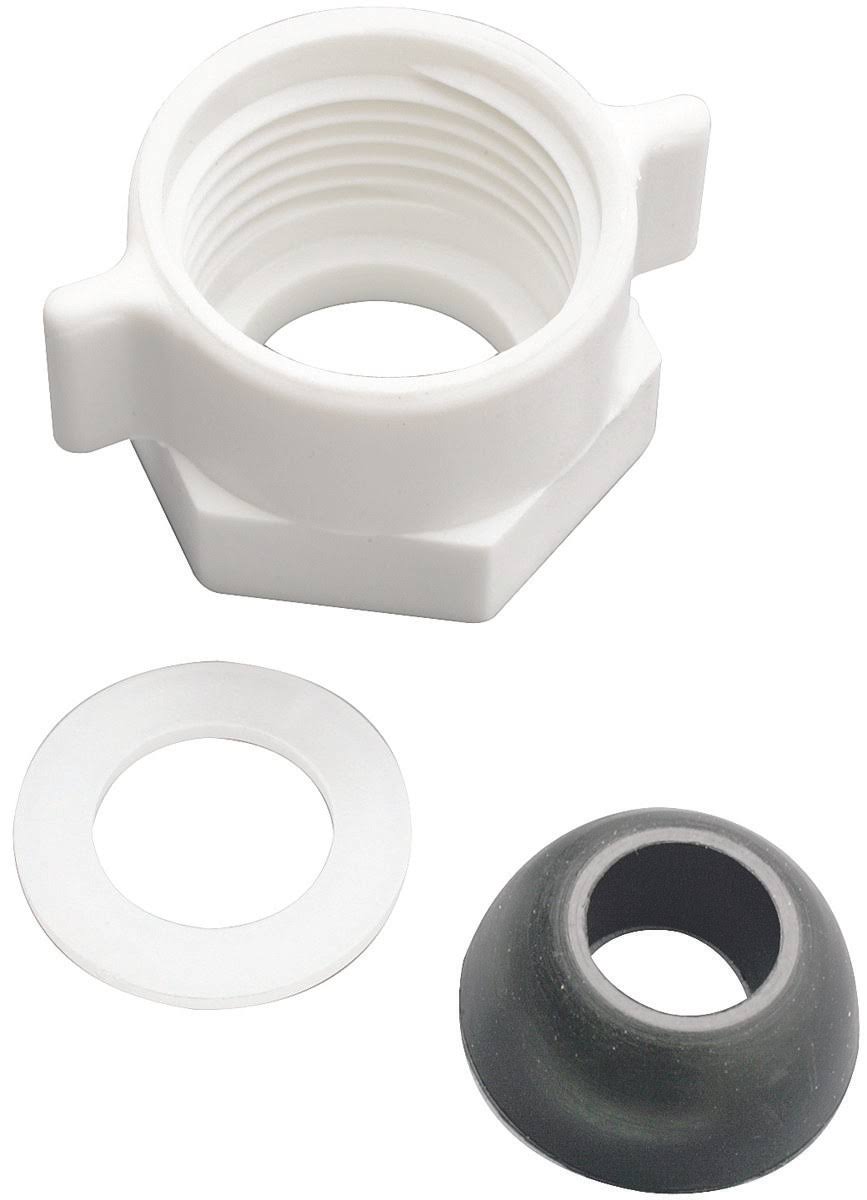 Plumb Pak PP83549 Plastic Ballcock Coupling Nut - with Cone Washer, 1.6cm