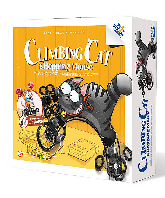 Playsteam Climbing Cat & Hopping Mouse Set One-Size