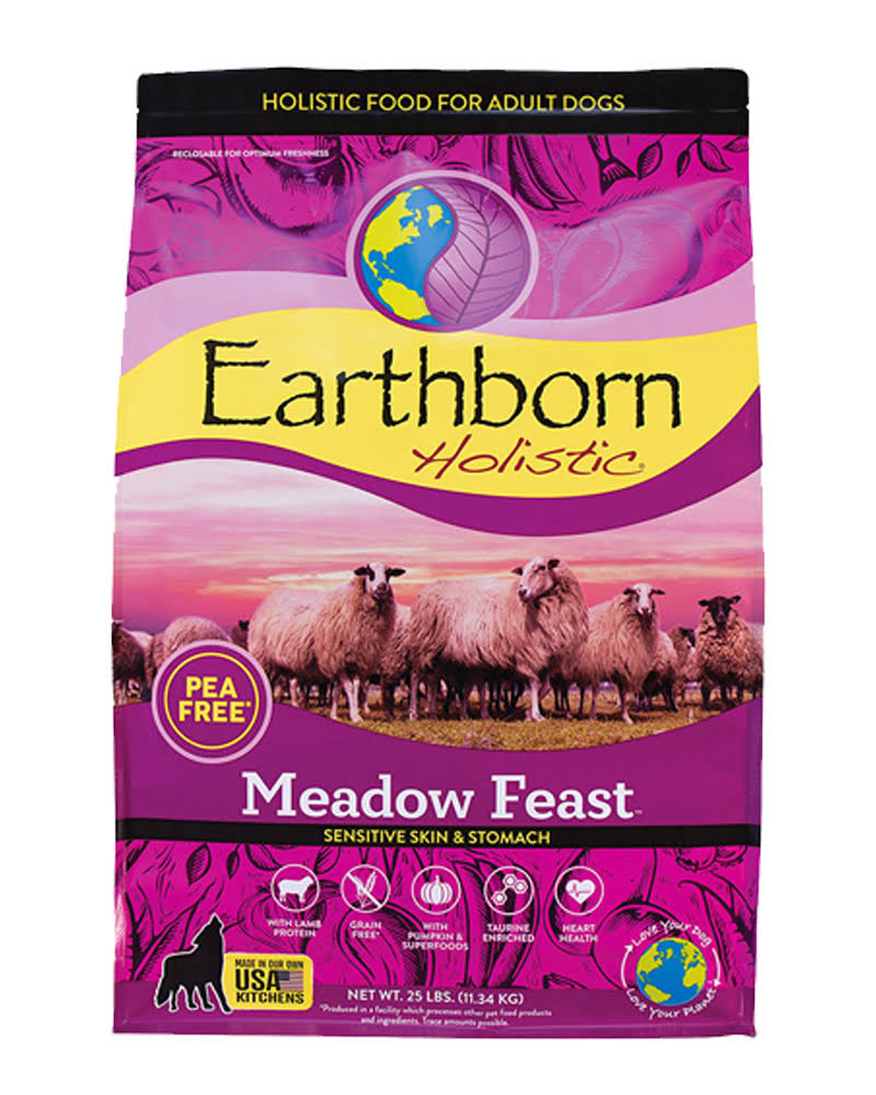 Earthborn Holistic Meadow Feast Grain Free Lamb Dry Dog Food 12.5-lb