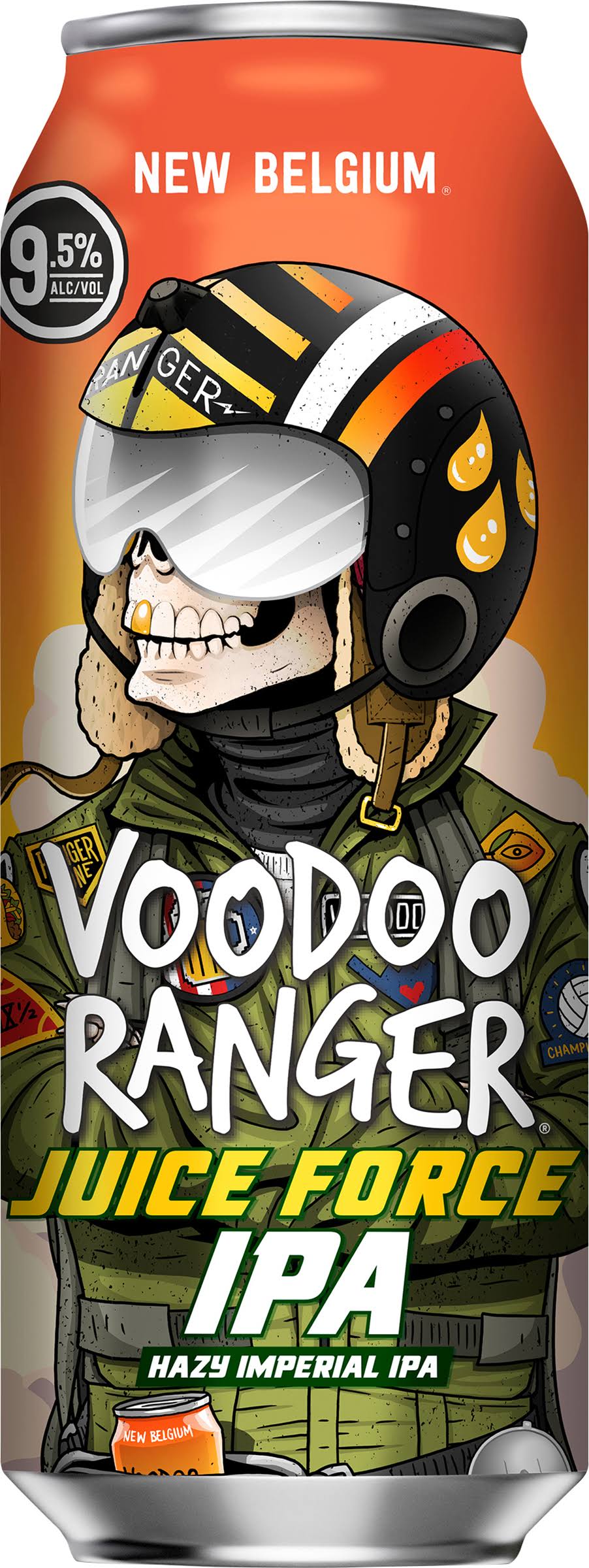 New Belgium Voodoo Ranger Beer, Hazy Imperial IPA, Juice Force - 19.2 fl oz