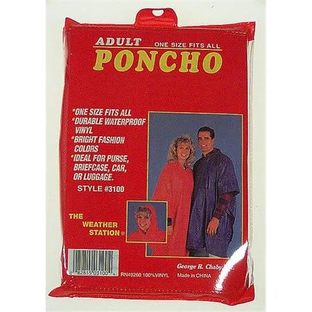 The Weather Station Adult Poncho