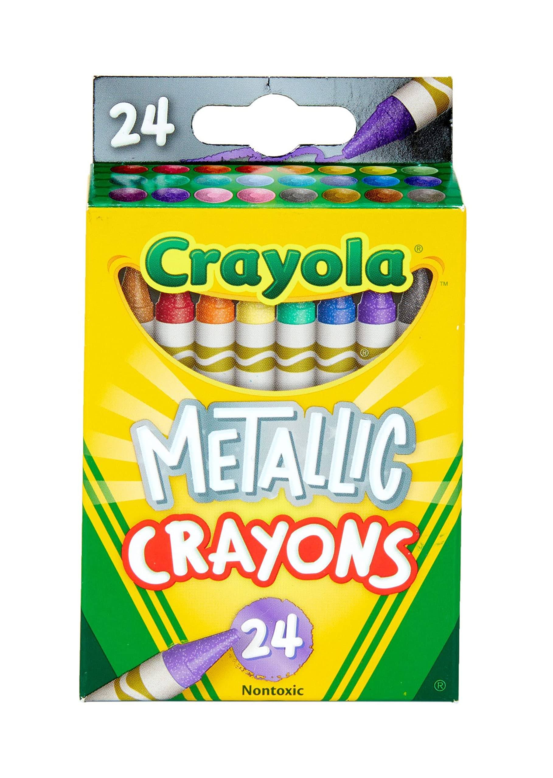 Crayola Crayons-Metallic 24/Pkg -52-8815