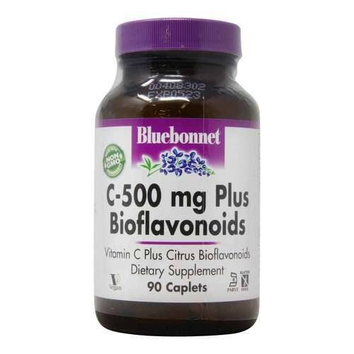 Bluebonnet Vitamin C 500 Mg Plus Bioflavonoids Dietary Supplement - 90ct