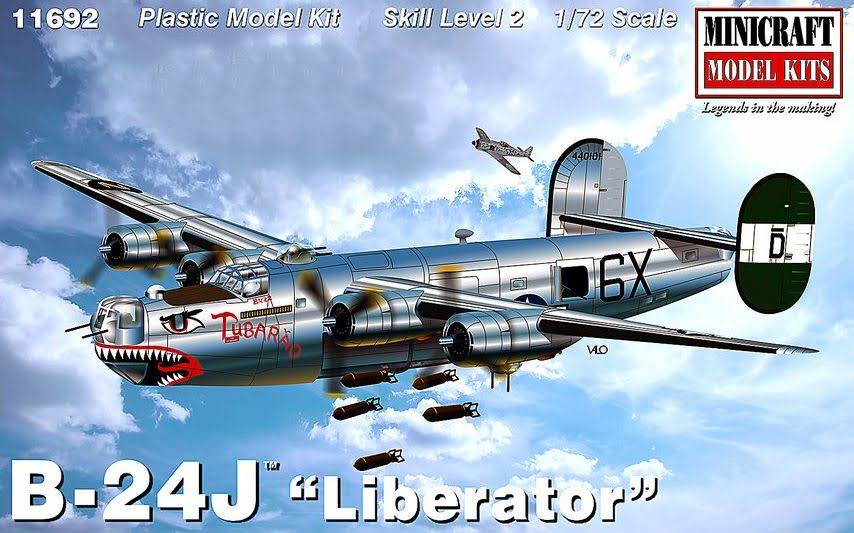 Minicraft 1:144 B24J Liberator (8th AF)