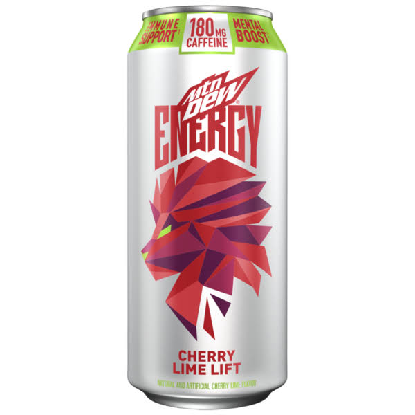 Mtn Dew Energy Energy Drink, Cherry Lime Lift - 16 fl oz