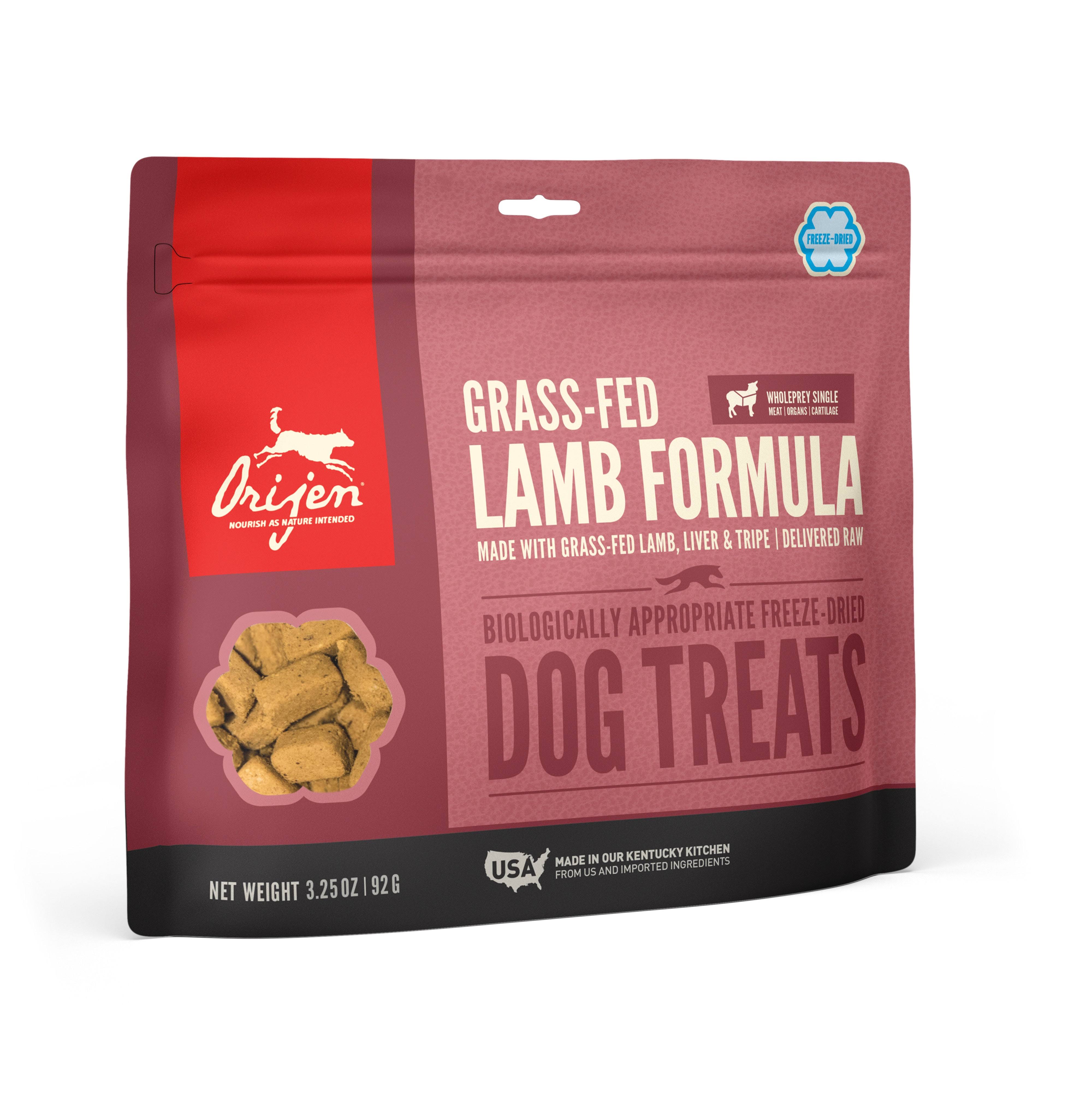 Orijen Freeze-Dried Dog Treats, Grass-Fed Lamb, Biologically Appropriate & Grain Free | Dogs