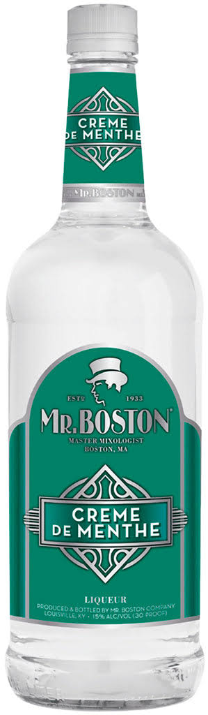 Mr. Boston White Creme De Menthe - 1L