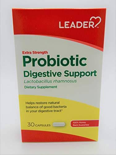 Leader Probiotic Digestive Support Extra Strength Capsules 30ct Pack O