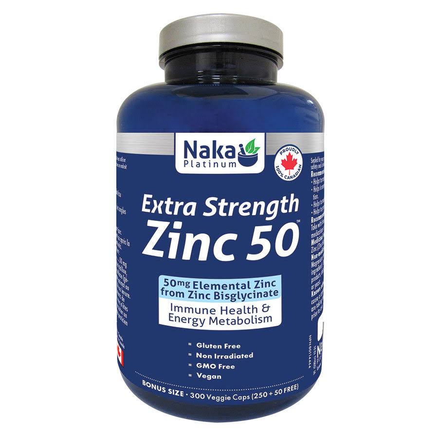 Zinc 50 Extra Strength (from Zinc Bisglycinate) - 300 V-caps