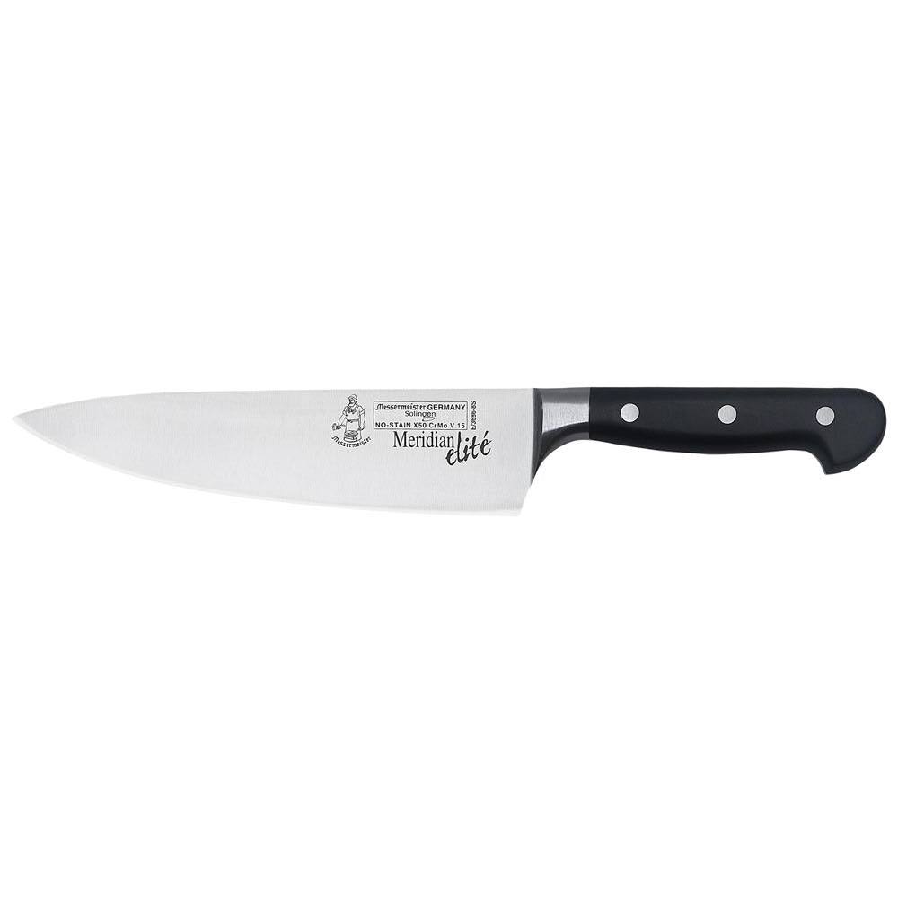 Messermeister Meridian Elite Kullenschliff Chef's Knife, 6 inch
