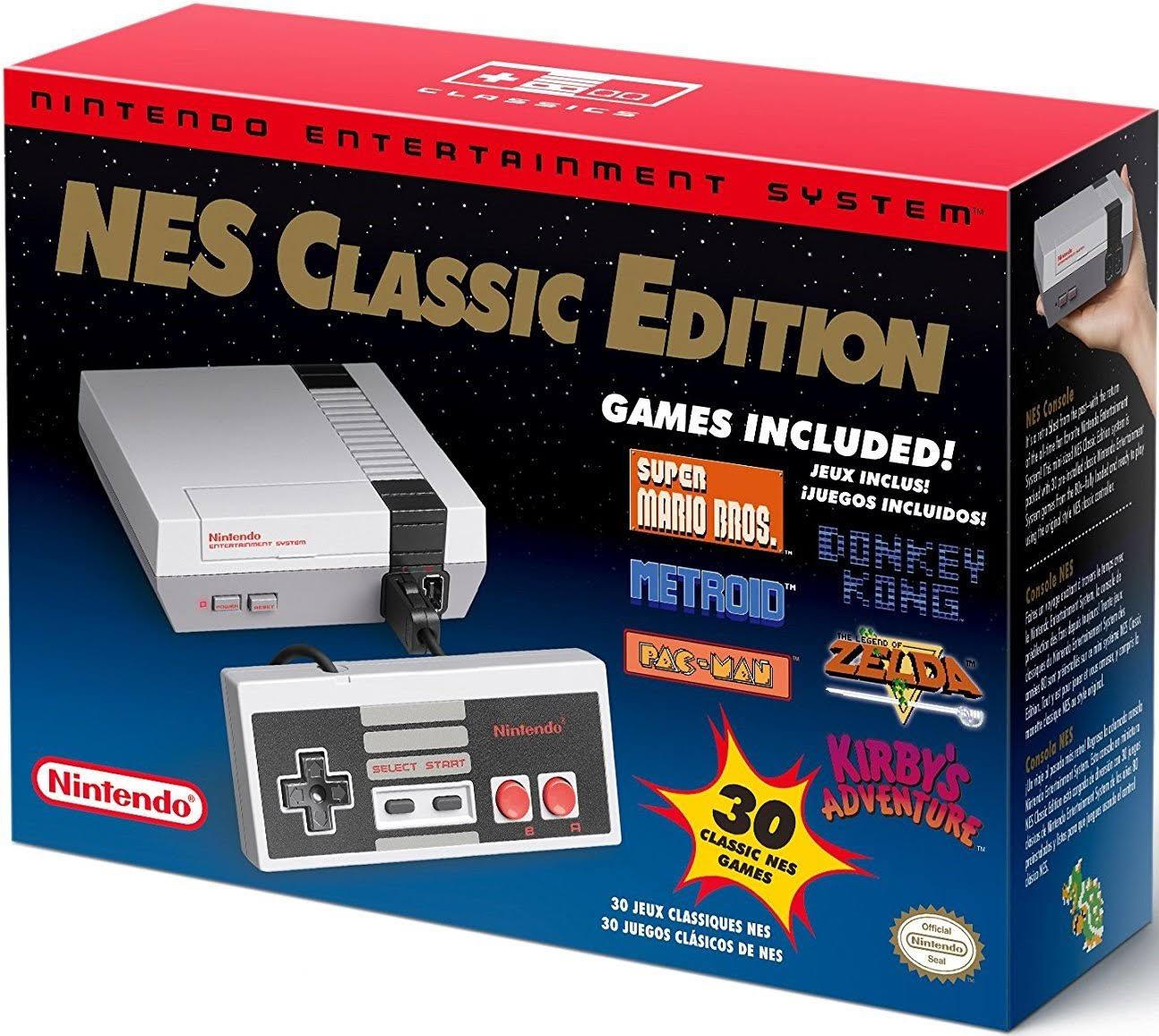 Nintendo Classic Mini Nes System Video Game Console - 30 Games