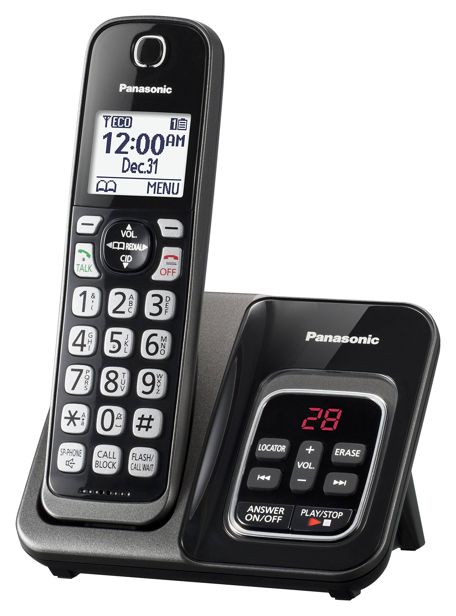 Panasonic Expandable Cordless Phone - with Call Block and Answering Machine