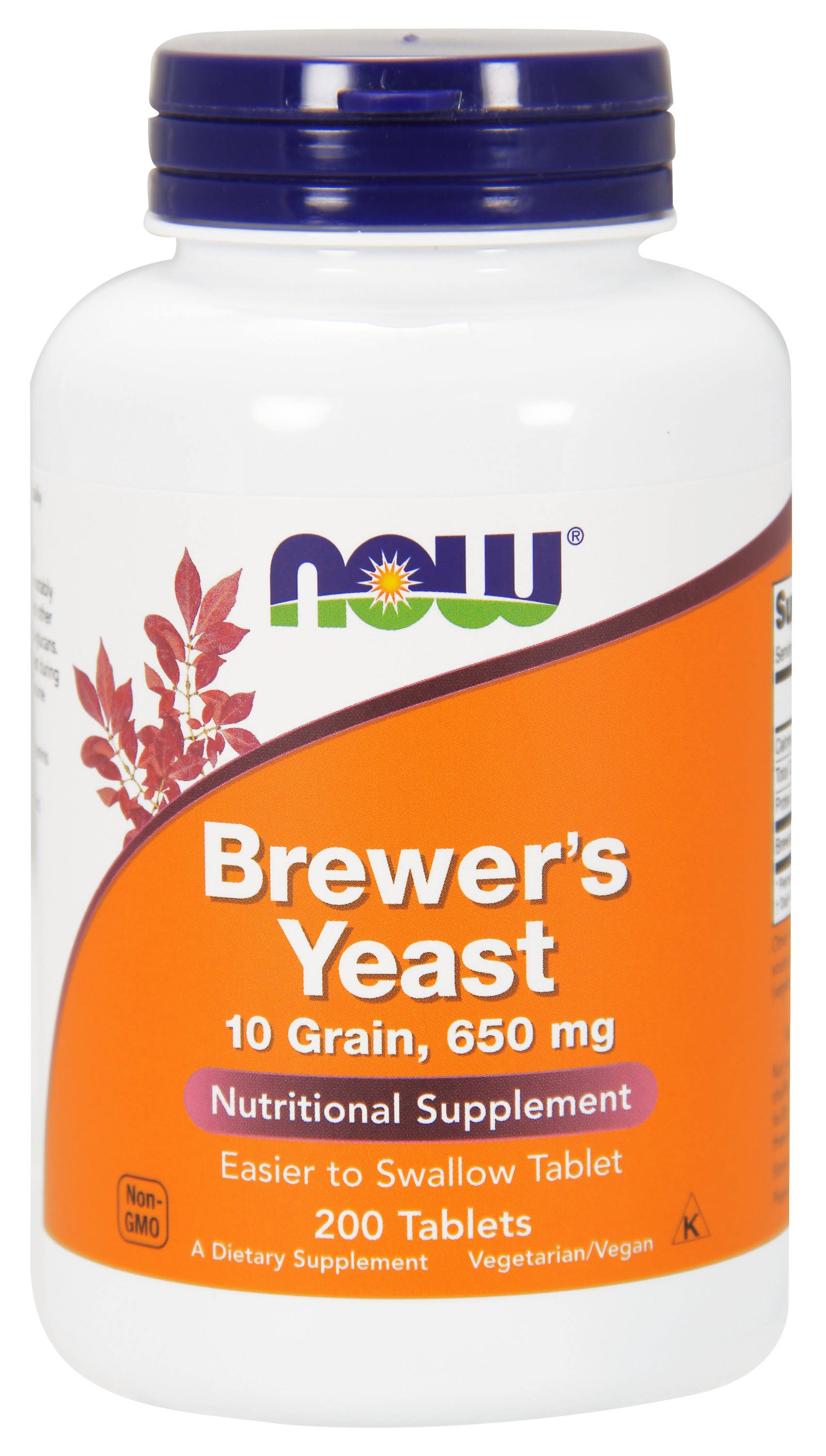 Now Foods Brewer's Yeast - 650mg, x200