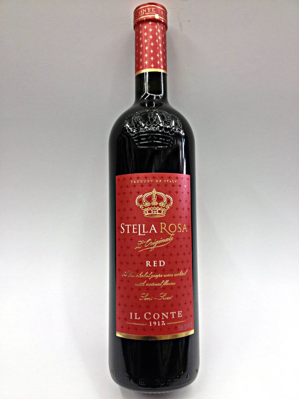 Stella Rosa L'Originale Semi-Sweet Red Wine, Italy (Vintage Varies) - 750 ml bottle