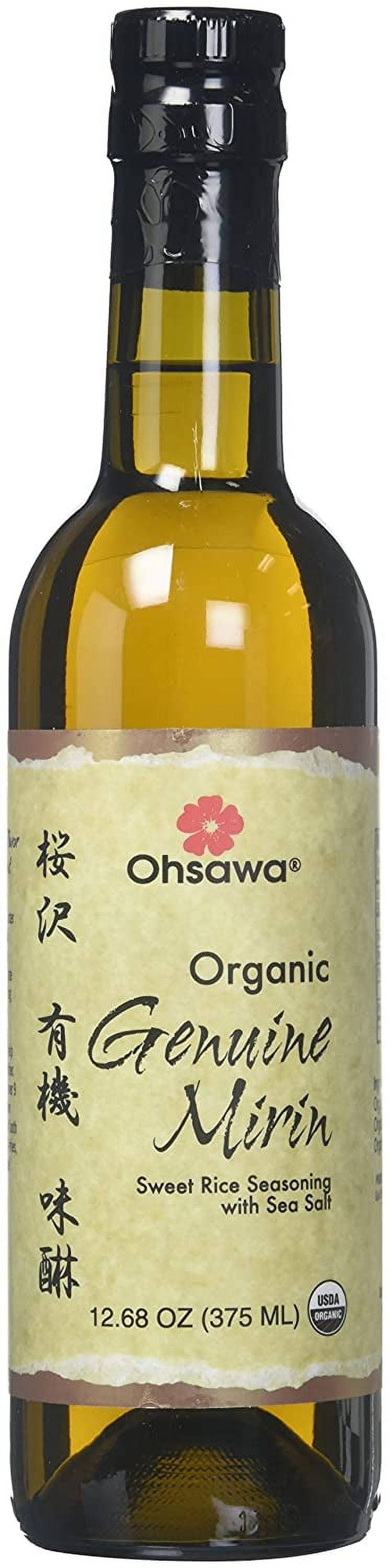 Ohsawa Genuine Mirin, Organic Sweet Rice Seasoning Wine for Traditiona