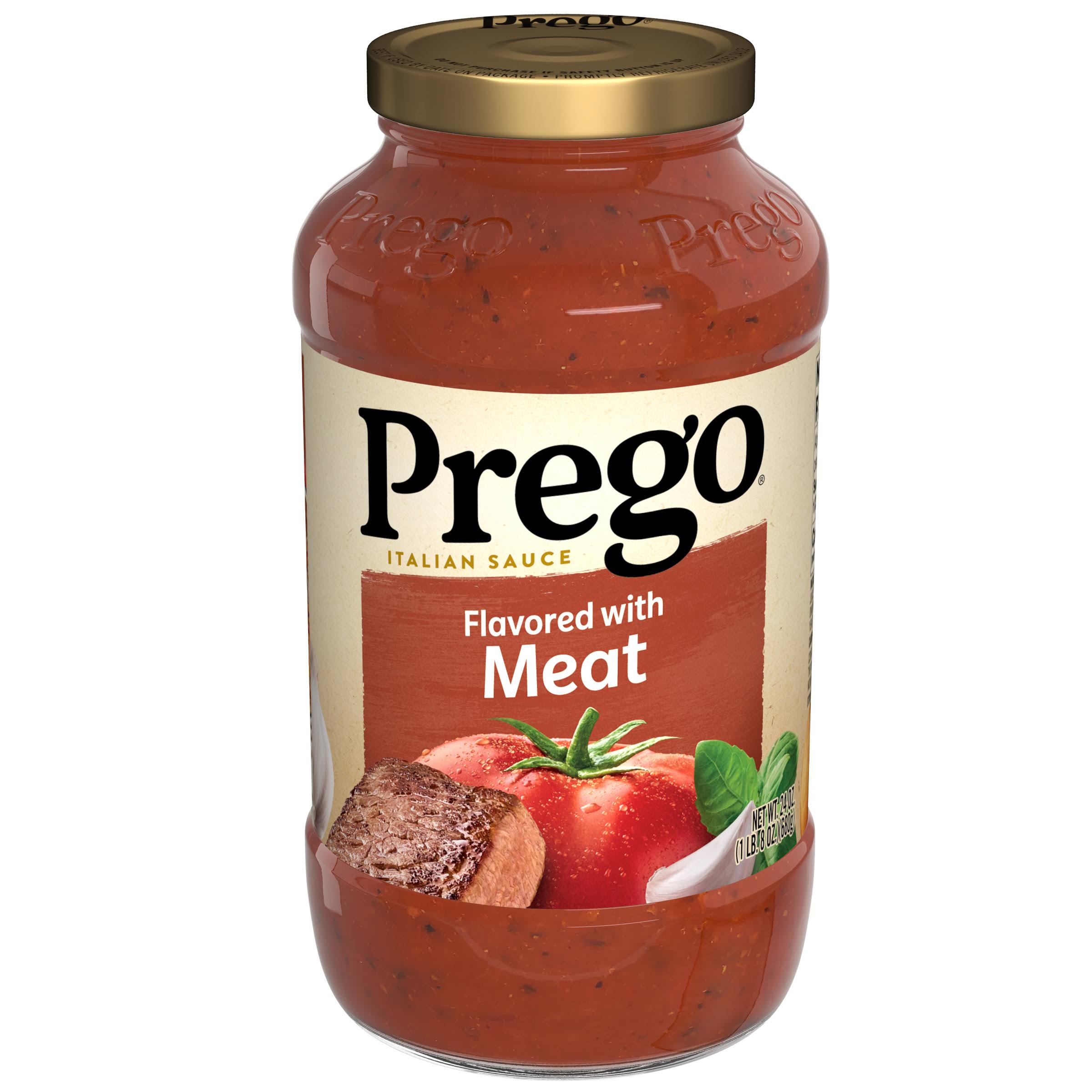 Prego Flavored with Meat Italian Sauce - 24oz