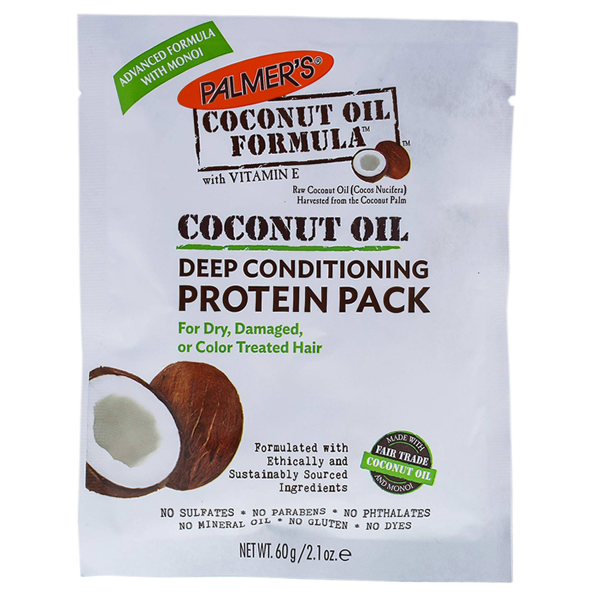 Palmer's Coconut Oil Formula Deep Conditioning Protein Pack - 2.10 oz packet