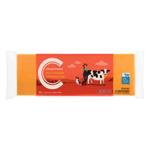Comp Cheese Old Cheddar 16X400G