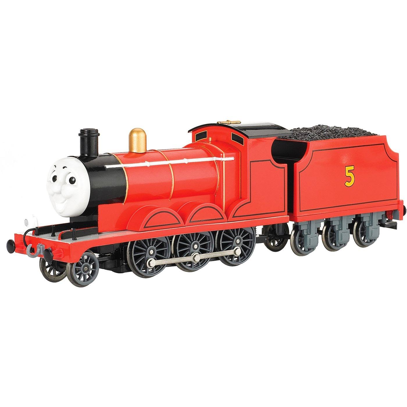 Bachmann Trains 58743 Thomas & Friends James The Red Engine w/Moving Eyes - Ho Scale