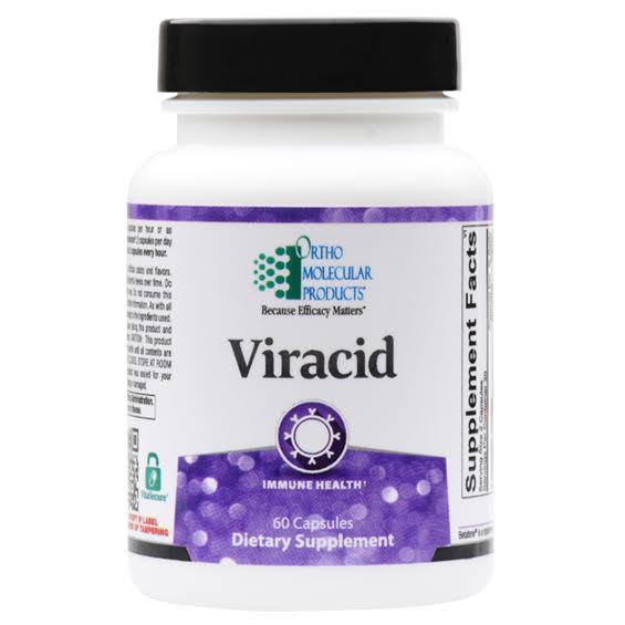 Ortho Molecular Viracid Dietary Supplement - 60 Capsules