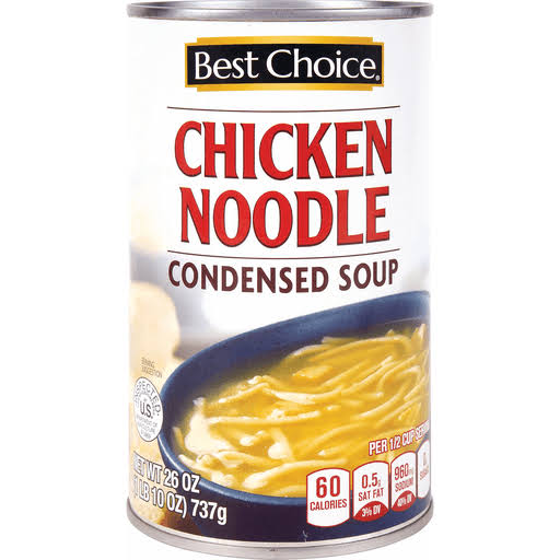 Best Choice Chicken Noodle Soup - 26 Ounces - Fligner's Market - Delivered by Mercato