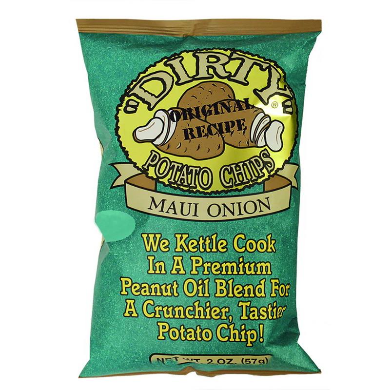 Dirty Maui Onion Potato Chips 2 Ounces per Pack - 25 per Case, Price/case