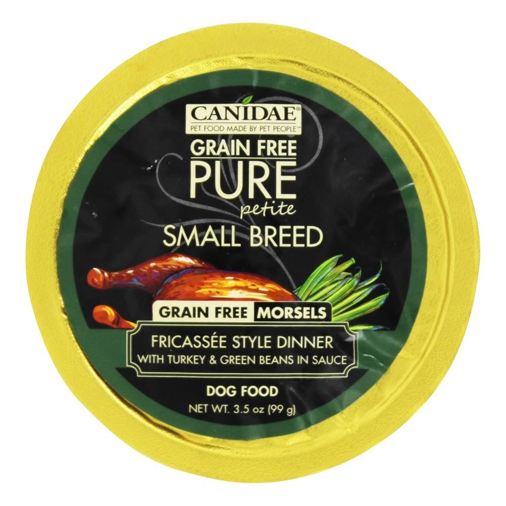 Canidae Pet Foods Grain Free Pure Wet Dog Food Petite Small Breed Fricassee Style Dinner 3.5 oz.