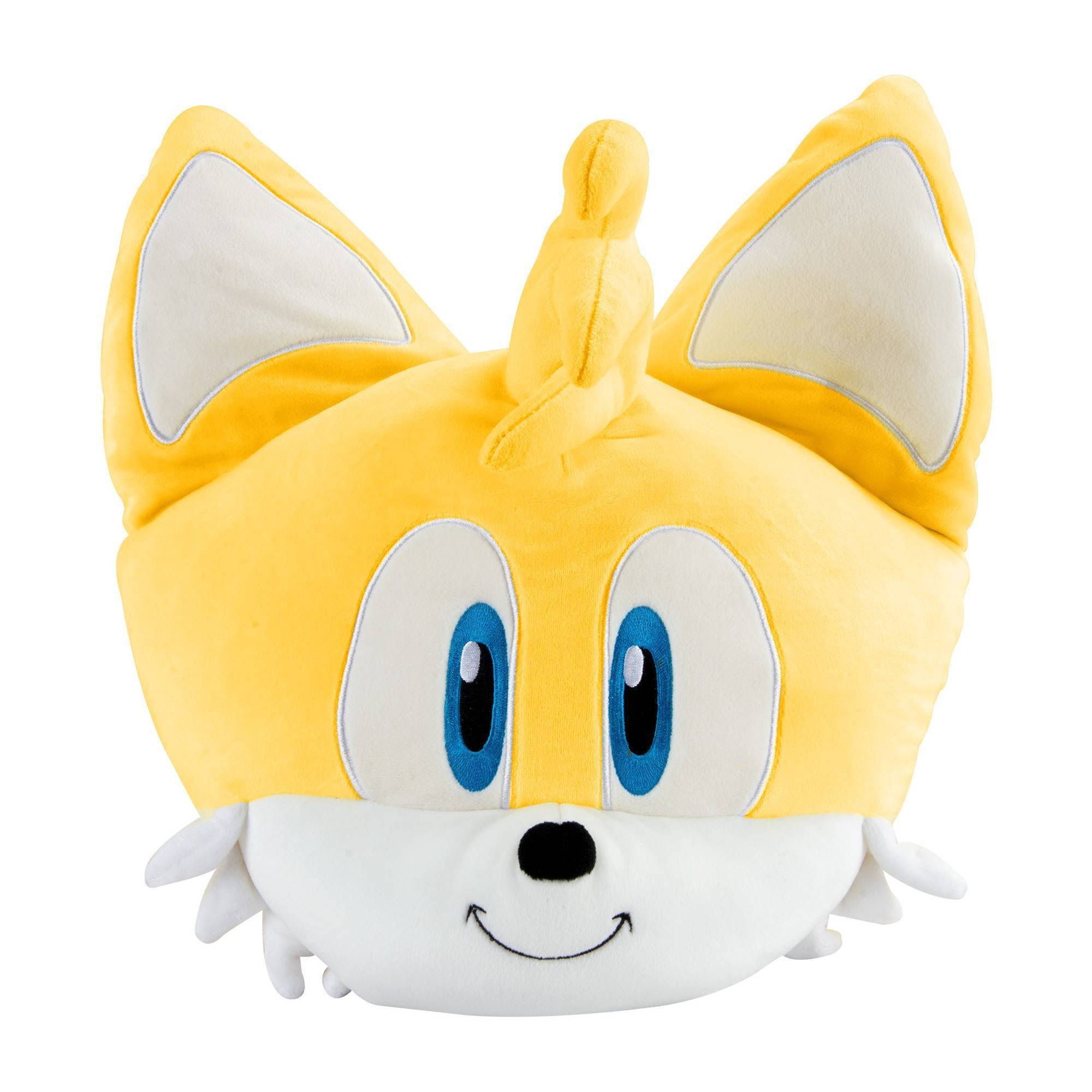 Club Mocchi- Mocchi- Sonic The Hedgehog Tails Mega Plush Toy, 15 Inch